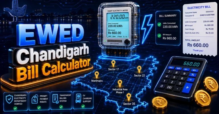 1 Unit Rate in Chandigarh (Updated)