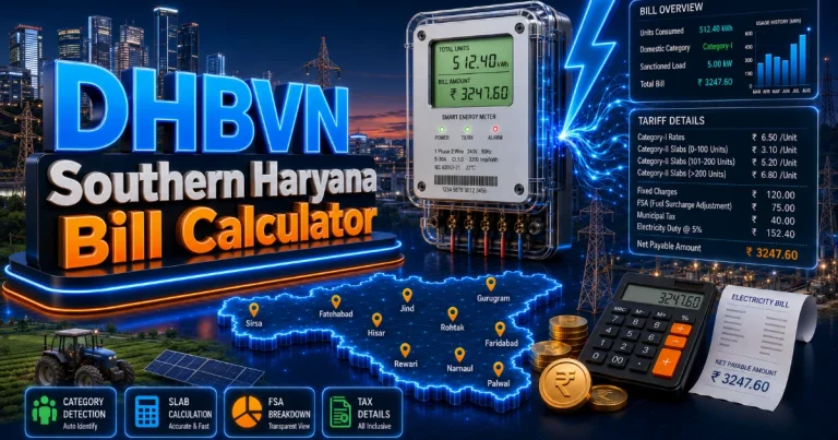 1 Unit Rate in DHBVN (Updated)