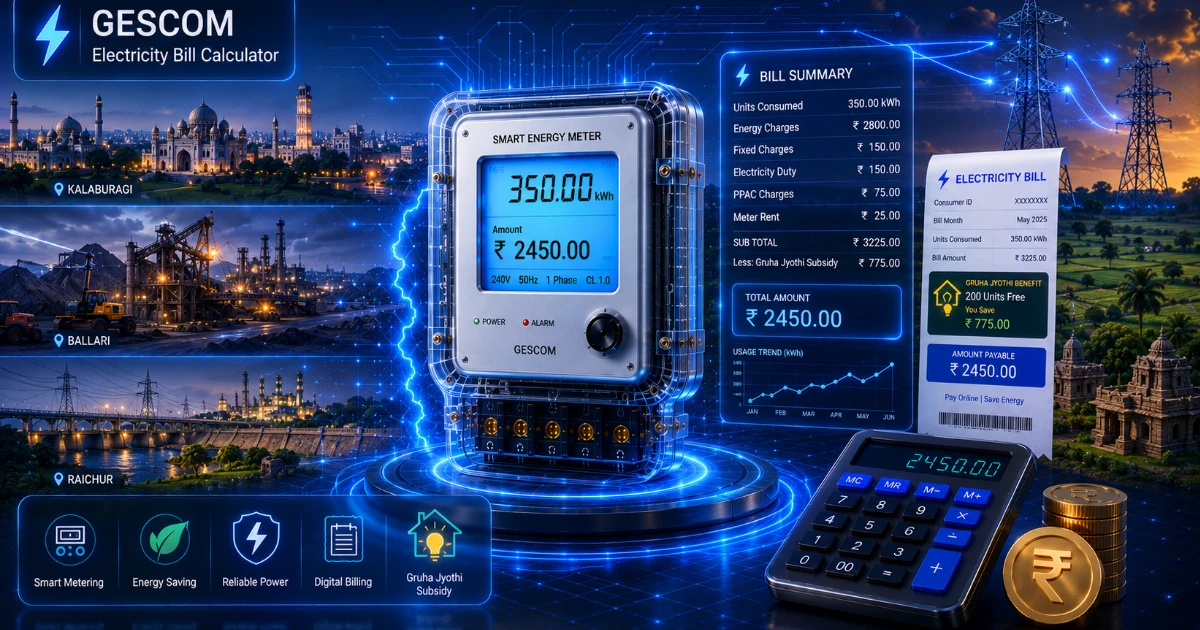 1 Unit Rate in GESCOM (Updated)