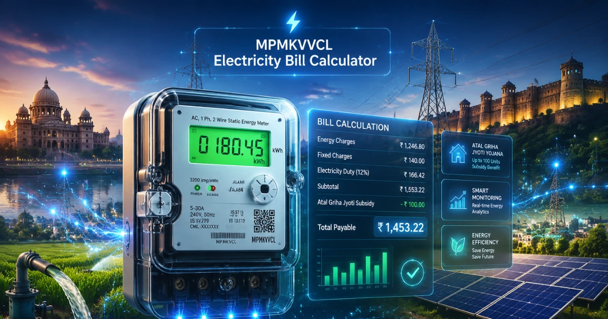 1 Unit Rate in MPMKVVCL (Updated)