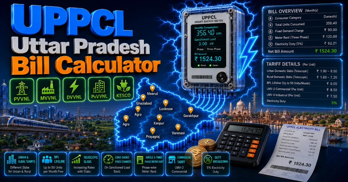 1 Unit Rate in UPPCL (Updated)